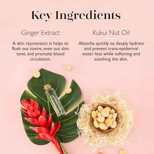 Spongell? He'e Berry Hawaiian Buffer | Body Wash Infused Sponge with Awapuhi & Kukui Nut Oil | Exfoliates & Hydrates | 14+ Uses