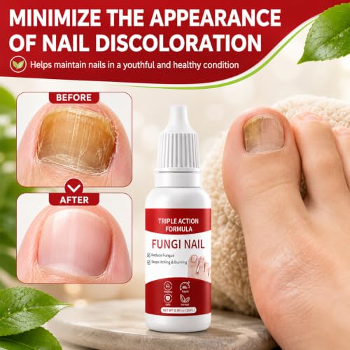 2-Pack Gentle Plant-Based Toenail Care Essence for Healthy Nails
