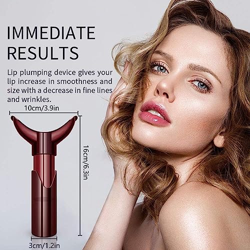 Lip Plumper Device with Self-Suction Technology for Fuller Lips
