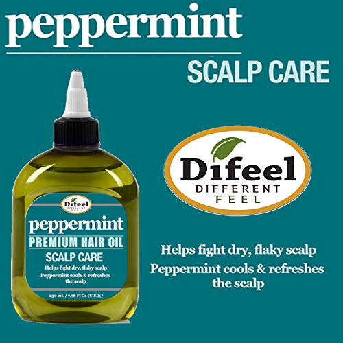 Difeel Peppermint Scalp Care Hair Oil 7.1 Ounces