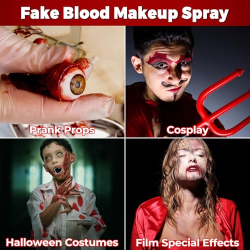 BOBISUKA Realistic Fake Blood Spray 50ml - SFX Makeup