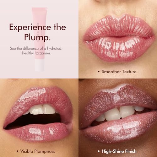 Shimmer Peptide Lip Butter Balm with Keychain - Glossy Moisturizer