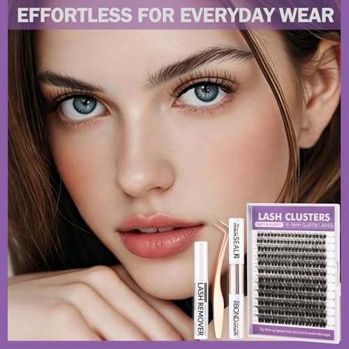 Fluffy Lash Extension Kit 10-18mm with Bond & Seal