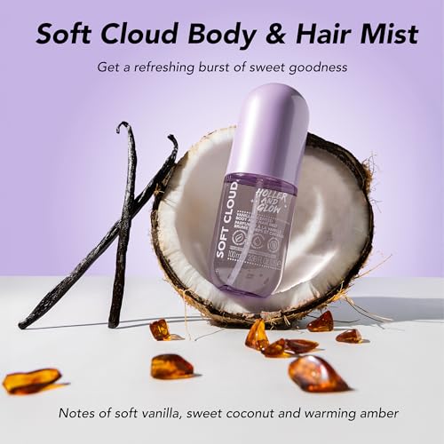 Holler Soft Cloud Vanilla Scented Body & Hair Mist - 3.38 Fl Oz - Variation of Soft Cloud - Vanilla