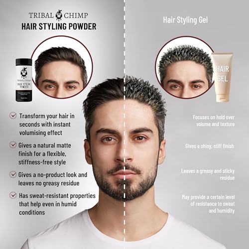 Tribal Chimp Hair Styling Powder - Matte Finish Volume & Texture, 6-Pack