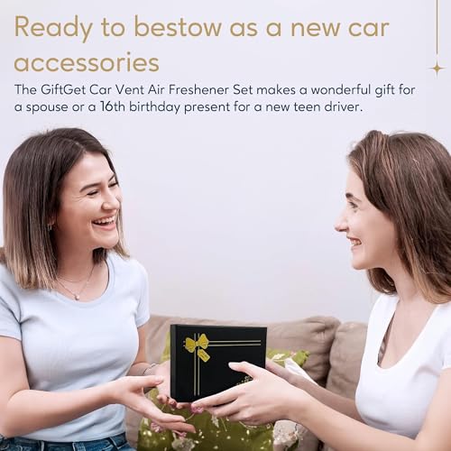 GiftGet Flower Car Vent Clip Air Fresheners - 3-Pack