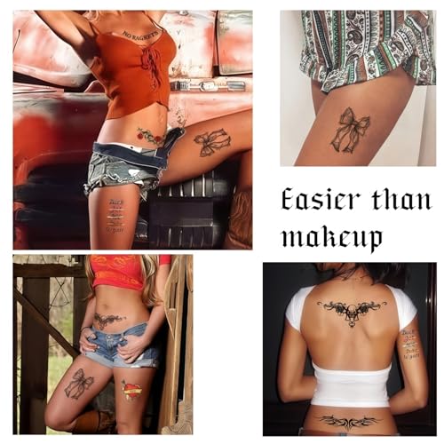 9-Pack Temporary Tattoos for Halloween Costumes & Party