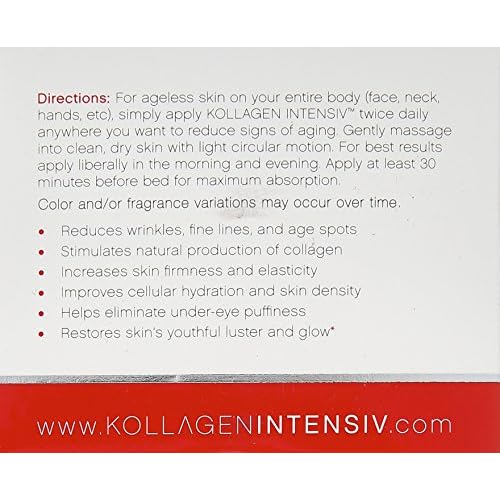 Kollagen Intensive Anti-Aging Wrinkle Cream/Daily Moisturizer, 2 Ounce
