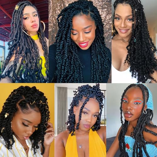 Springy Afro Twist Hair 16 inch - 8 Pack Marley Braiding Hair