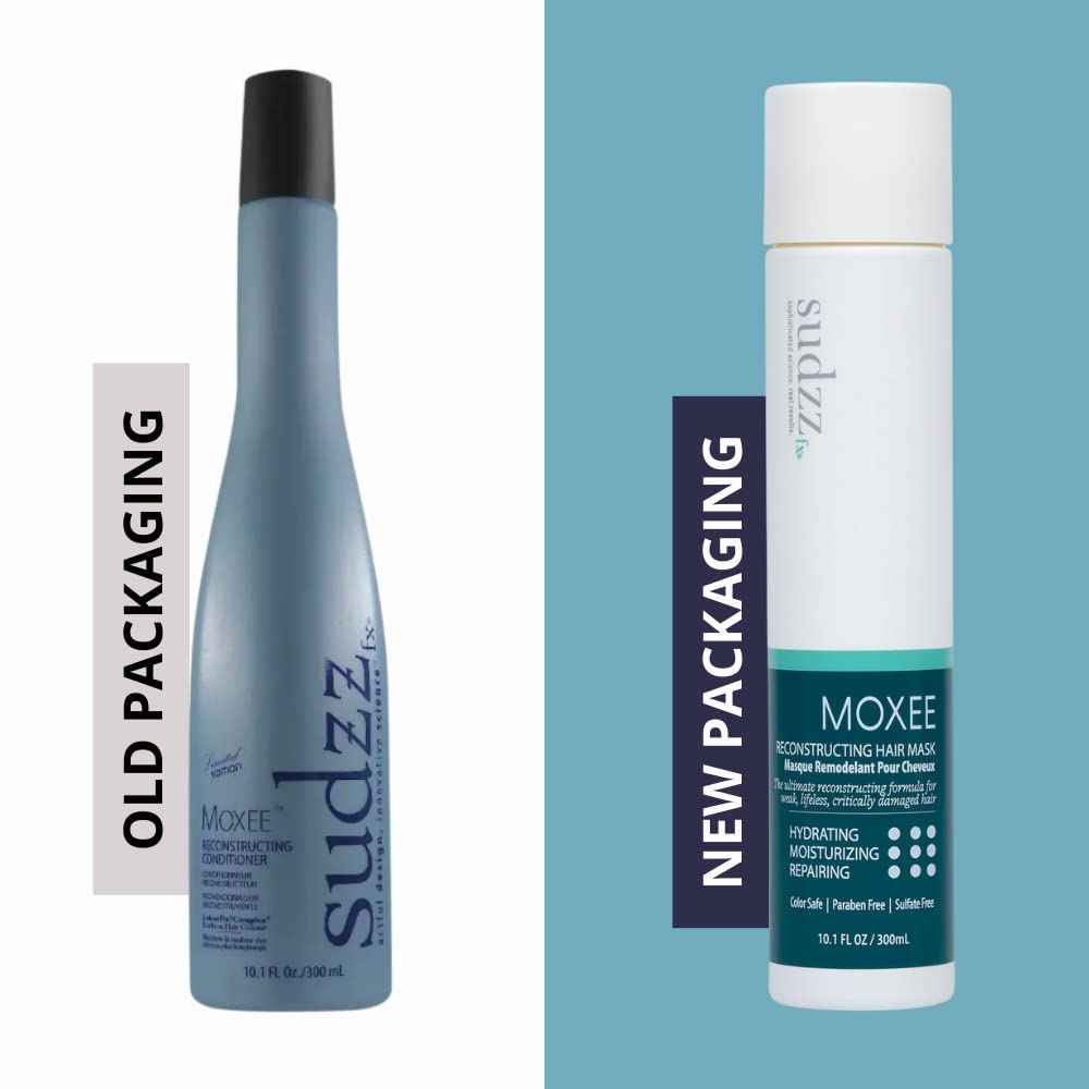 SUDZZFX Moxee Reconstructing - Hydrating Hair Mask - Deep Conditioner for Dry Damaged Hair Care - Provides Nourishment and Restores Weak, lifeless, Critically Damaged Hair 10.1 Fl Oz