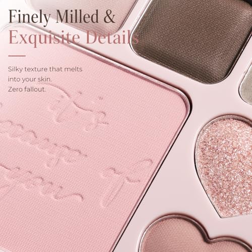 All-in-One Eyeshadow and Blush Palette - Velvet Matte & Shimmer