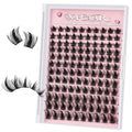 NYCAAREyelash Clusters Wispy Eyelash Clusters 144pcs D Curl 8-18mm Lash Clusters Fluffy Individual Lashes Volume Thin Band Cluster Eyelash Extensions Easy DIY for Beginners(NY02,D-8-18MIX-ZZLJ-3)
