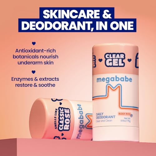 Aluminum-Free Natural Deodorant - 72 Hour Fresh Rose Protection