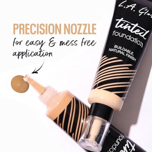 L.A. Girl Tinted Foundation Tawny GLM759 - Pack of 2