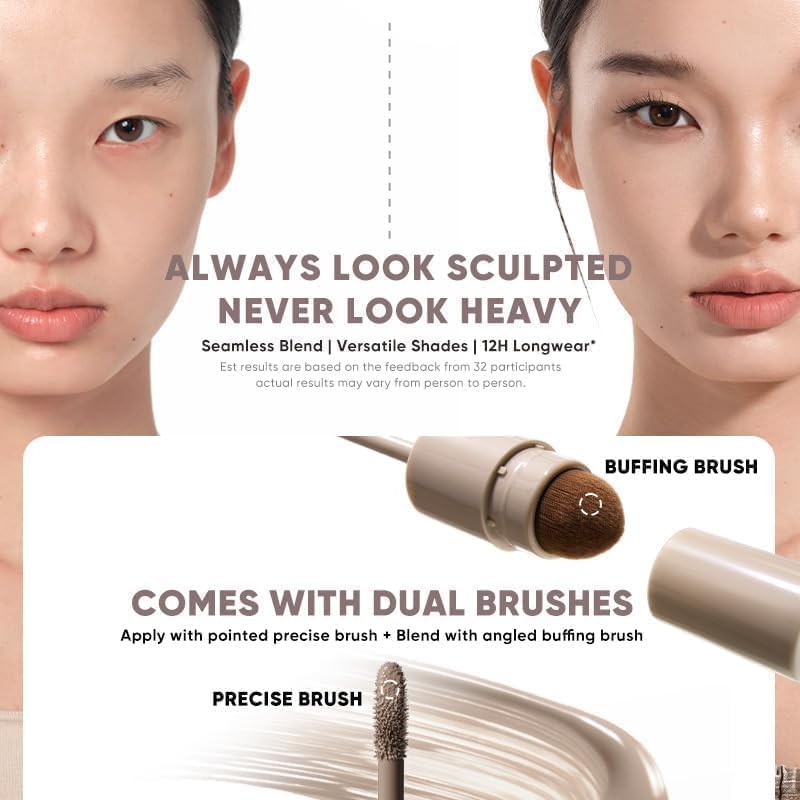 JUDYDOLL Liquid Contour Stick - Cool Toned, 12-Hour Wear