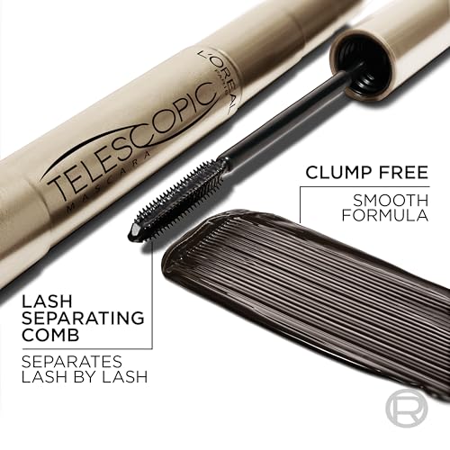 Lengthening Waterproof Mascara Blackest Black - 0.27 Fl Oz - Washable & Ophthalmologist Tested (Variation: Washable Blackest Black / 0.27 Fl Oz)