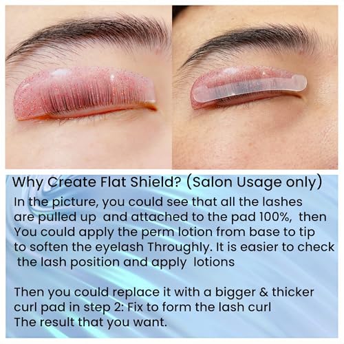 Asian Flat Lash Lift Shields 1mm - Professional Salon Perm Pads