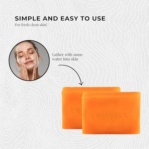 Kojie San Brightening Orange Kojic Acid Soap Bar 2 x 65g - Dark Spot Remover
