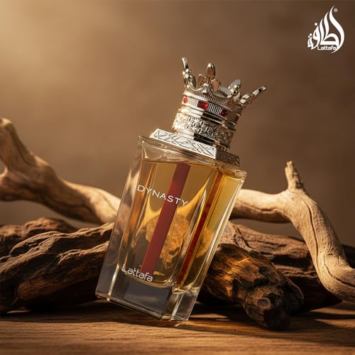 Lattafa Dynasty Unisex Eau de Parfum Spray 3.4oz Aromatic, Fresh, Spicy & Woody
