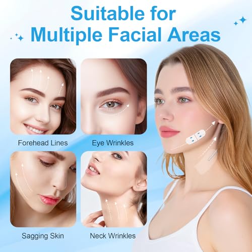 Face Lift Tape Invisible - 200pcs with 8 Strings & Buckles