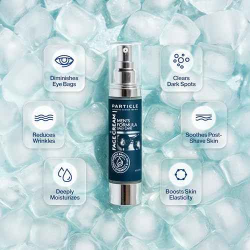 Particle 6-in-1 Face Cream for Men, Men¡¯s Daily Hydrating Moisturizer with Vitamin C, Jojoba Oil, Vitamin E & Hyaluronic Acid, Skin Care Routine, Healthy Skin Support, Pack of 1, 1.7 FL OZ