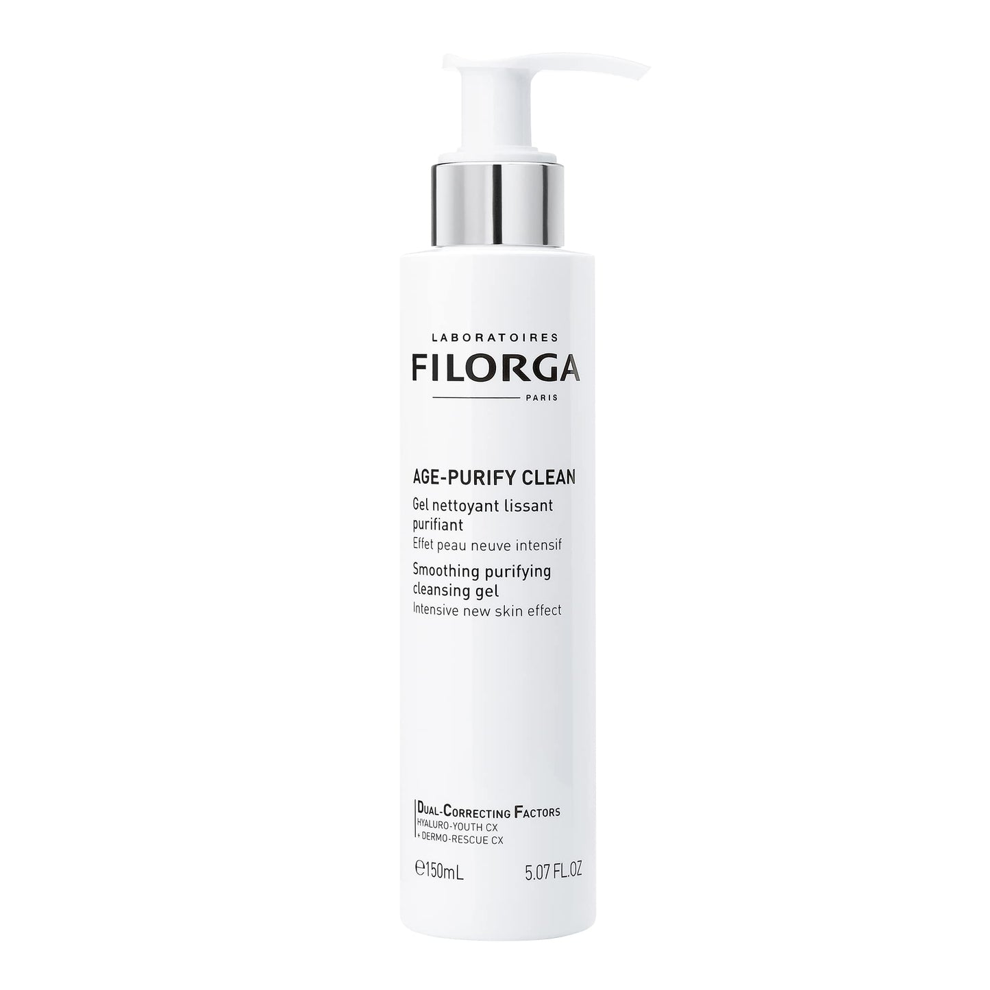 Filorga Age-Purify Face Cleansing Gel, Smooth and Purify Skin with A Foaming Gel Enriched With Polysaccharides to Remove Impurities and Protect Against External Pollutants, 5.07 fl. oz.