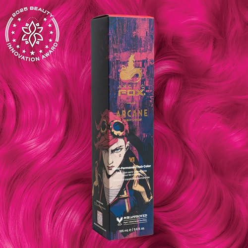 ARCTIC FOX Arcane Hair Color VI - Vegan Semi-Permanent Hair Dye 5.6 Fl Oz