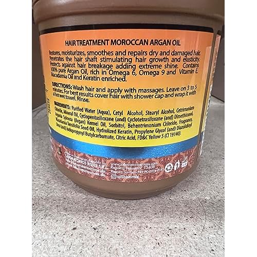 Silicon Mix Moroccan Argan Oil 4-Piece Set: Repairing Dry, Damaged Hair