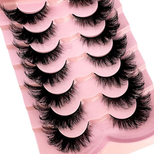 3D Fluffy Mink Lashes - Thick, Long Dramatic Cat Eye