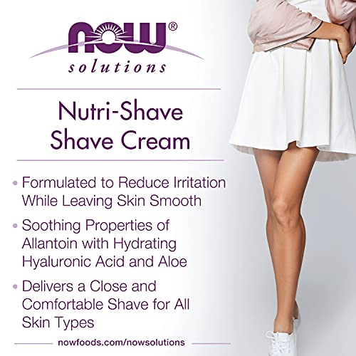 NOW Solutions Nutri-Shave Shave Cream - 8 Fl Oz - Nourishing Skin Care for Men & Women