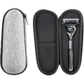 Travel Carrying Case for Gillette Fusion5 Razor Portable Storage Bag (Grey)