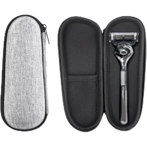Travel Carrying Case for Gillette Fusion5 Razor Portable Storage Bag (Grey)