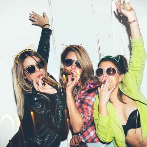 25Pcs Cat Ears Headbands for Women Plastic Kitty Hairbands Cat Ear Hair Hoops Halloween Decorations Hair Accessories for Women Favor for Party Costume Daily Wearing