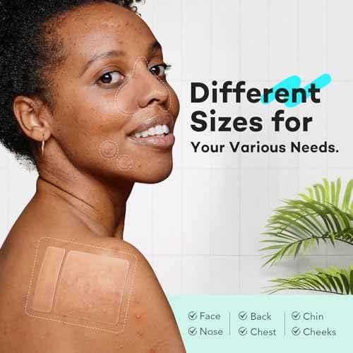 LitBear Large Pimple Patches for Face (6 Sizes 401 Counts), Big Hydrocolloid Acne Patches, XL Hydrocolloid Bandages for Body, Cheek, Forehead, Chin, Full Face, Back, Nose