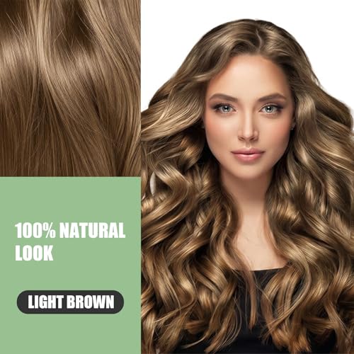 Light Brown Hair Dye Shampoo with Argan Oil - 6 Month Color