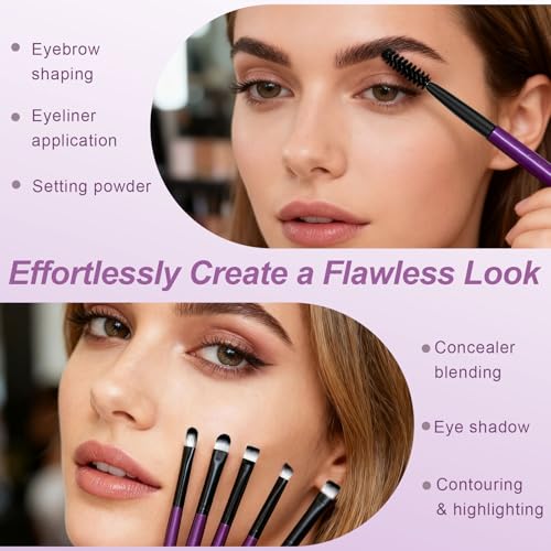 Professional Makeup Brush Set - Face & Eye Brushes