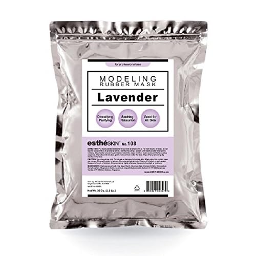 No.108 Lavender Modeling Mask Powder for Professional Facial Treatment, 35 Oz. (1 pack)