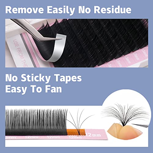 Faux Mink Silk Eyelash Extensions 0.03mm CC Curl