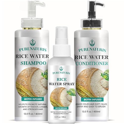PureNaturis Rosemary Rice Water Hair Growth System Kit