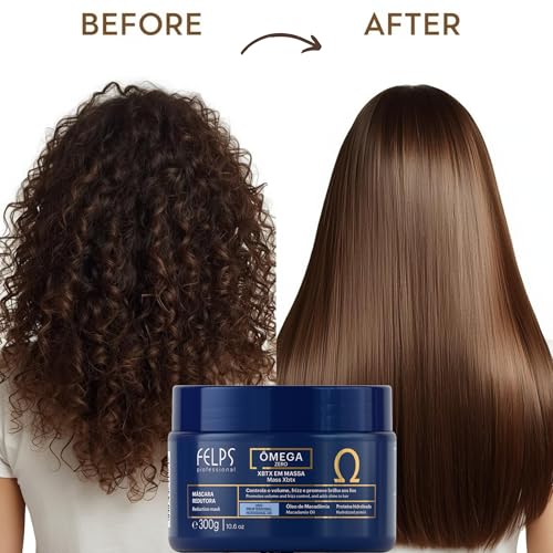 Felps Omega Zero Mass Replenisher - Frizz Control & Volume Boost 300g