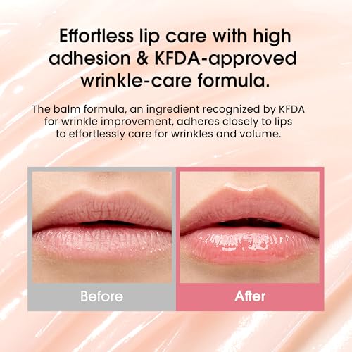 Celare Collagen Glow Plumping Lip Mask | K-Beauty | Non-sticky Overnight Lip Mask & Moisturizing balm With Collagen, Peptides, Hyaluronic Acid & Shea Butter For Dry & Flaky Lips | 6.3 g / 0.22 oz.