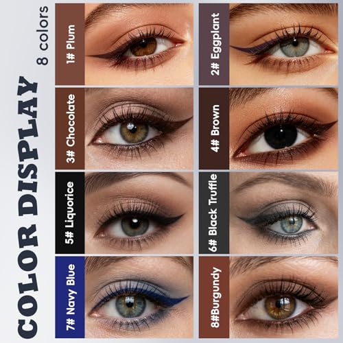 Gloomix Black Truffle 24HR Waterproof Eyeliner Pencil - Long-Lasting, Precise, Smudge-Proof Makeup