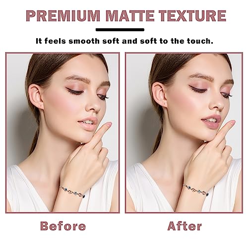 Matte Nude Lipstick Set - 3PC Velvet Long-Lasting Lip Stain