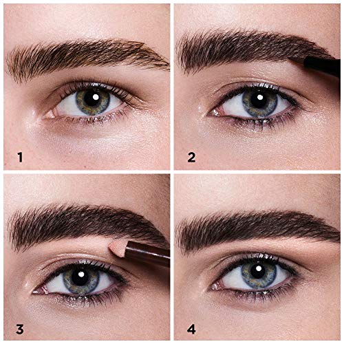 Revlon Colorstay Shape & Glow Eyebrow Marker & Highlighter, Dark Brown