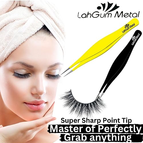 Precision Pointed Tweezers for Ingrown Hair & Eyebrows