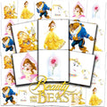 Beauty and the Beast Tattoos Party Favors Bundle - 72 Perforated Individual 2" x 2" Princess Belle Temporary Tattoos for Kids Boys Girls | Beauty and the Beast Party Supplies