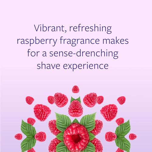Raspberry Rain Shave Gel for Women - Moisturizing, Soothing, 9.5oz Duo