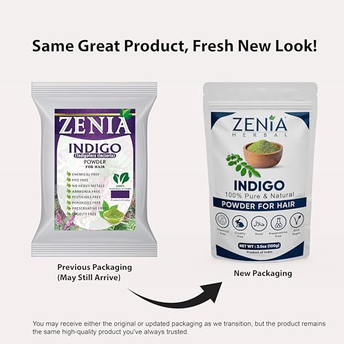 Zenia Indigo Powder 100g | Natural Hair Dye