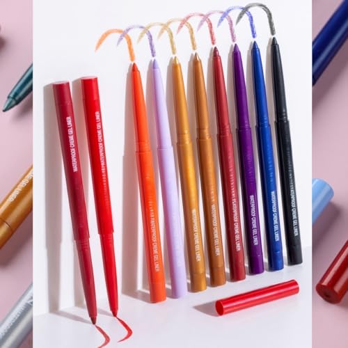 Retractable Eyeliner Pencil - Smudge Proof, Creamy Pigmented