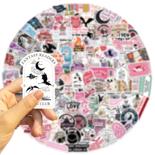 200 PCS Holographic Book Stickers for Adults - Vinyl Sticker Pack